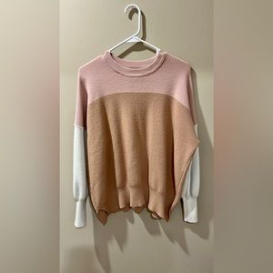 Colorblock sweater